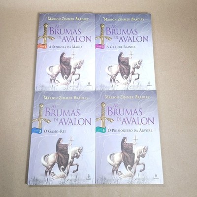 As Brumas de Avalon By Marion Zimmer Bradley Vol 1-4 Set Portuguese Paperback 