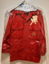 Vintage 70 s BSA Boy Scouts Official Red Wool Jac Shirt Jacket Very Good Shape