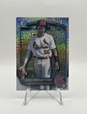 2025 Bowman Chrome - Prospects Royelny Strop #BCP-221 Mojo Refractor (RC)
