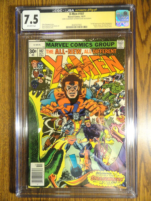 Uncanny X-Men #107 Selten Claremont Authenticated Autogramm Cgc Signatur Marvel