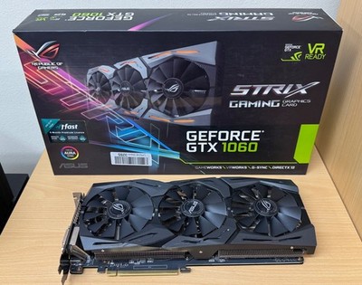 ASUS GeForce NVIDIA GTX 1060 ROG Strix 6GB Gaming Grafikkarte