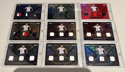 2022-23 Panini Obsidian Trifecta Material Richarlison KOMPLETT RAINBOW 1/1