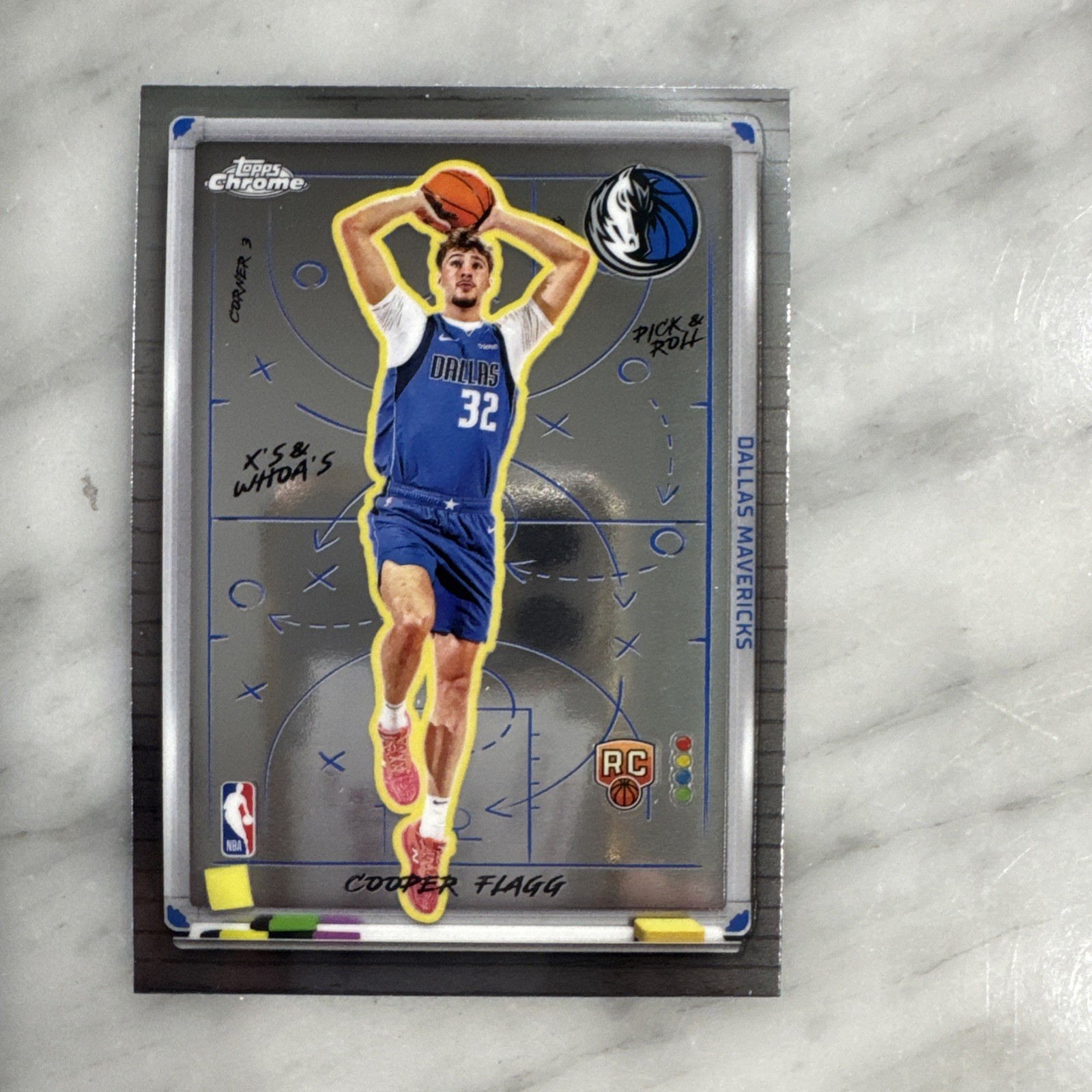 2025-26 Topps Chrome Cooper Flagg X’s & Whoa’s Rookie Card (RC) - Mavericks