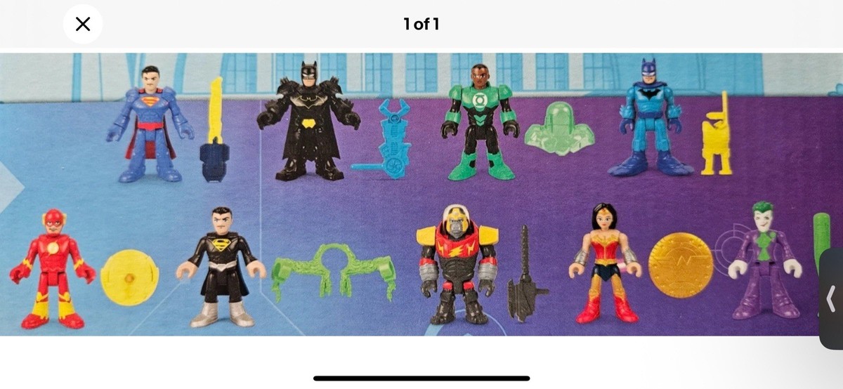 Imaginext DC Super Friends Metal Force Blind Bags -- Complete