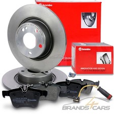 BREMBO BREMSSCHEIBEN Ø300 +BELÄGE +VWK HINTEN FÜR MERCEDES C-KLASSE W205 S205