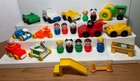 VTG 1970s-1980s FP Little People Lot of 22 Figures & Vehicles & extras READ
