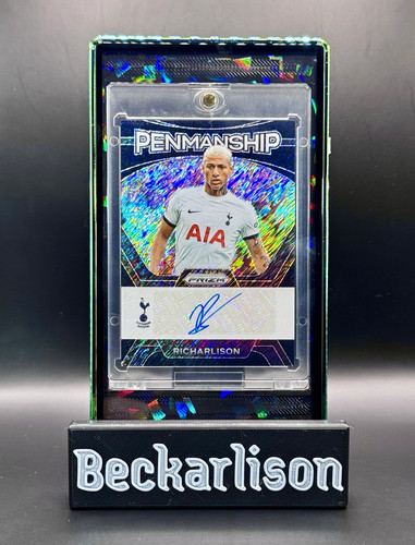 Panini 2023-24 Prizm Premier League Penmanship Richarlison Auto P-RI Spurs 1/1