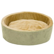 K H Pet Products Thermo-Kitty Green Heated Cat Bed 20Lx20W Color Sage