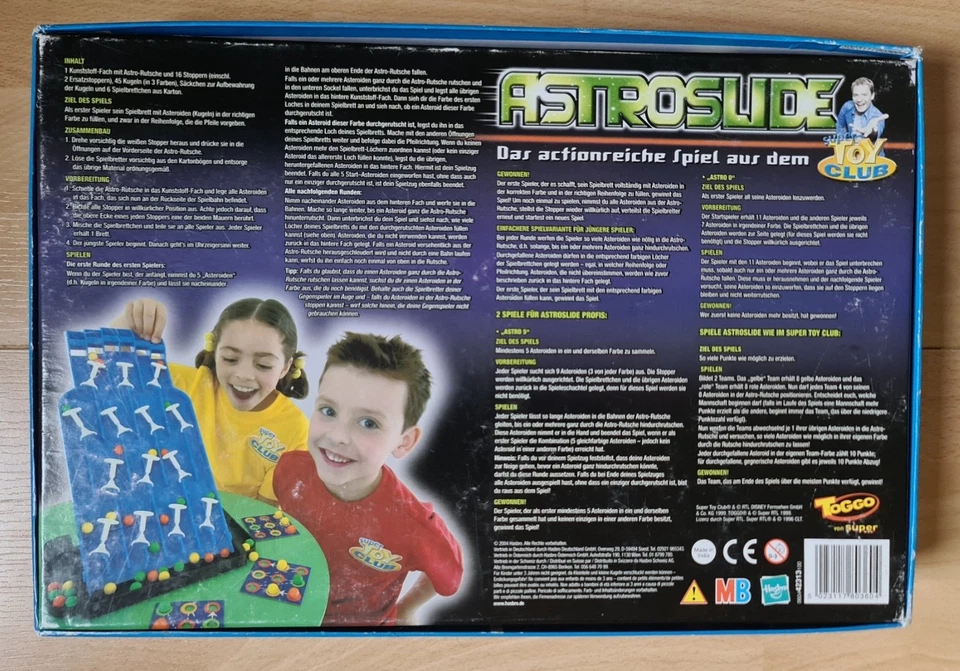Astroslide - Toggo Super Toy Club - MB Spiele 2004 - komplett mit Ersatzteilen - Bild 2 von 3