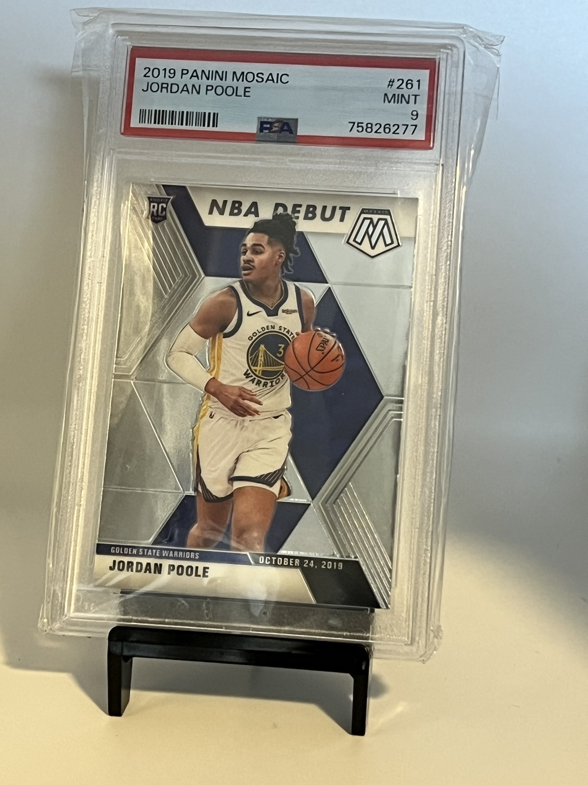 2019-20 Panini Mosaic - NBA Debut Jordan Poole #261 (RC)