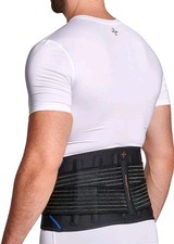 Tommie Copper Adjustable Compression Back Brace Black Large/XL NEW