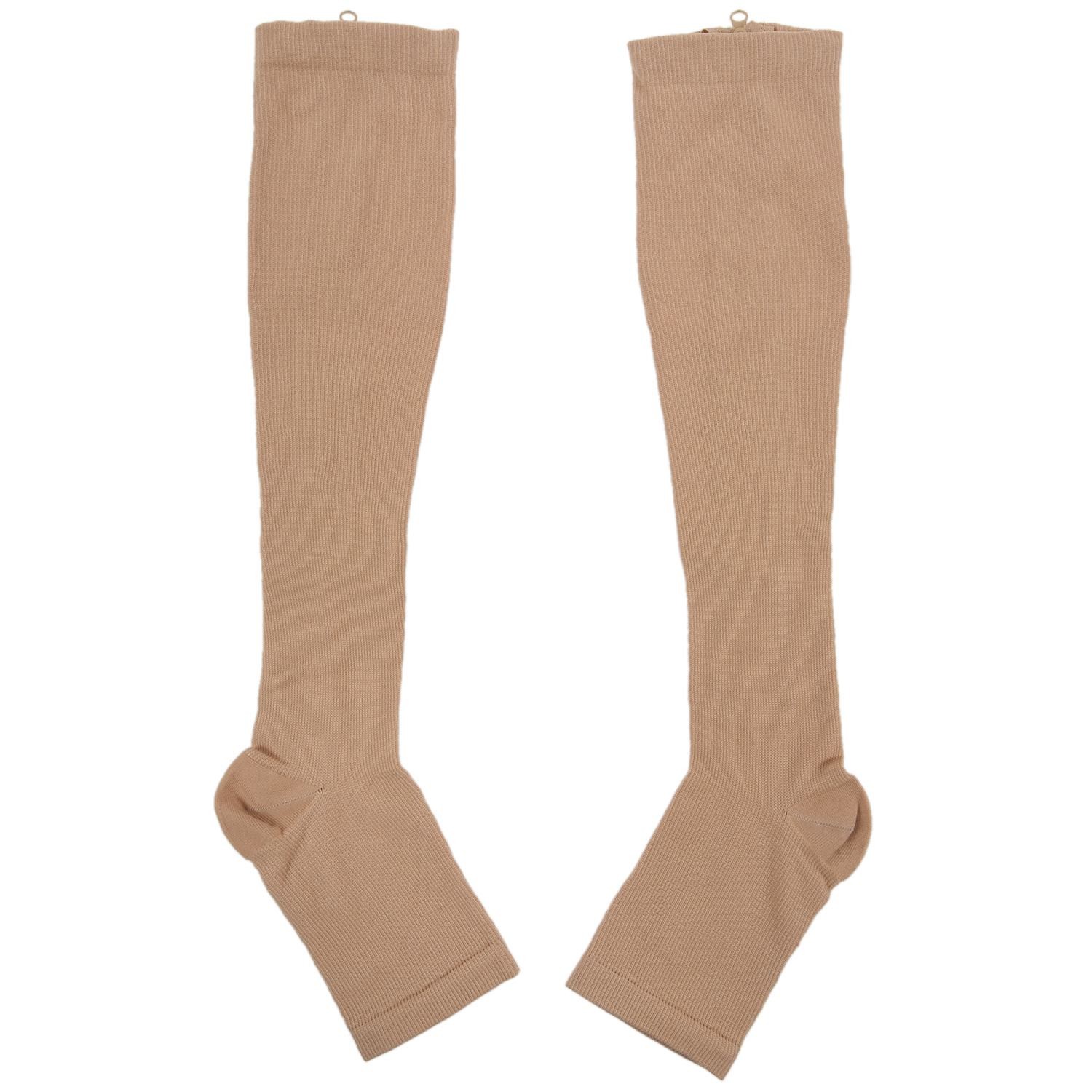 APL Calza ginocchio risalzo circolazione compressione beige Groes9311