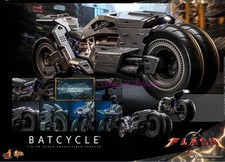 Hot Toys 1 6 Mms704 The Flash Batcycle  Action Figure In Stock Collectibles