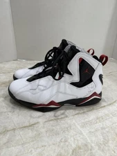 Jordan Men’s True Flight Sneakers Black/White/Red, Size 8