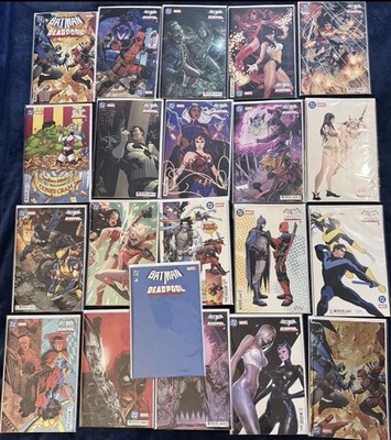 Batman Deadpool #1 DC/Marvel Crossover Variant Covers A-U NM.