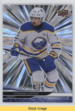 2024-25 Upper Deck Series 1 Outburst Silver Connor Clifton #25 READ 02ri