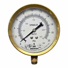 1 - Marsh Y200BA/A  &  1 - Marsh Y804BA Sprinkler Gauge Used
