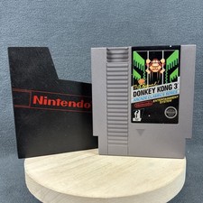 Nintendo NES - Donkey Kong 3 [5 Screw] - Cartridge Only w/ Dust Cover - Refurb