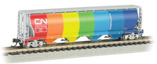Bachmann 19151 N Canadian National Demonstrator 4 Bay Cylindrical Grain Hopper