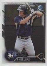 2016 Bowman Draft Chrome Top Prospects Brett Phillips #BDC-175 0nr3