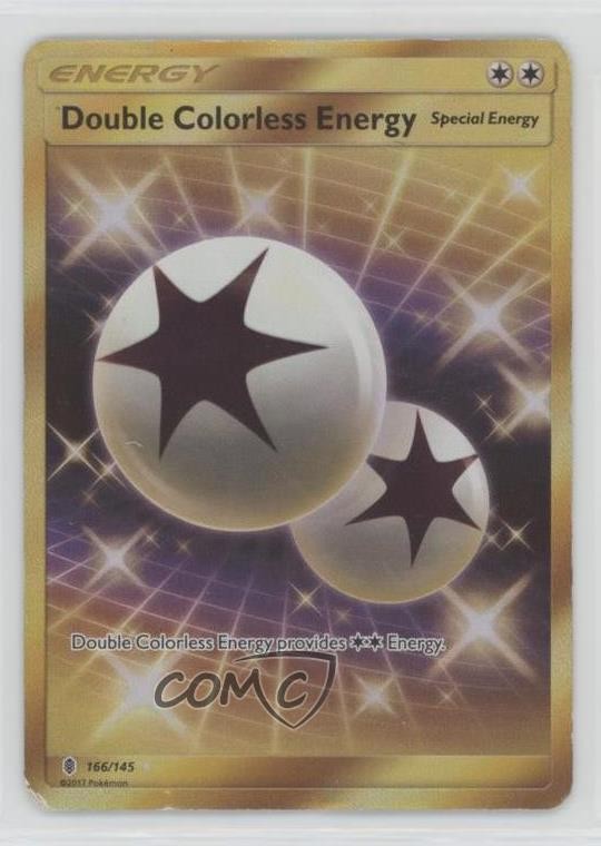 Secret - Double Colorless Energy Pokémon Sun & Moon Guardians Rising #166