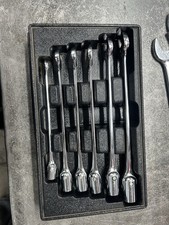 Snap-on Fhom Metric Flex Head Combination Wrench Set Chrome 12-17mm 6pc Snap-on Fhom Metric Flex Head Combination Wrench Set Chrome 12-17mm 6pc