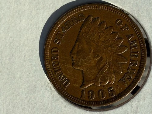 1905 Indian Head Cent Au