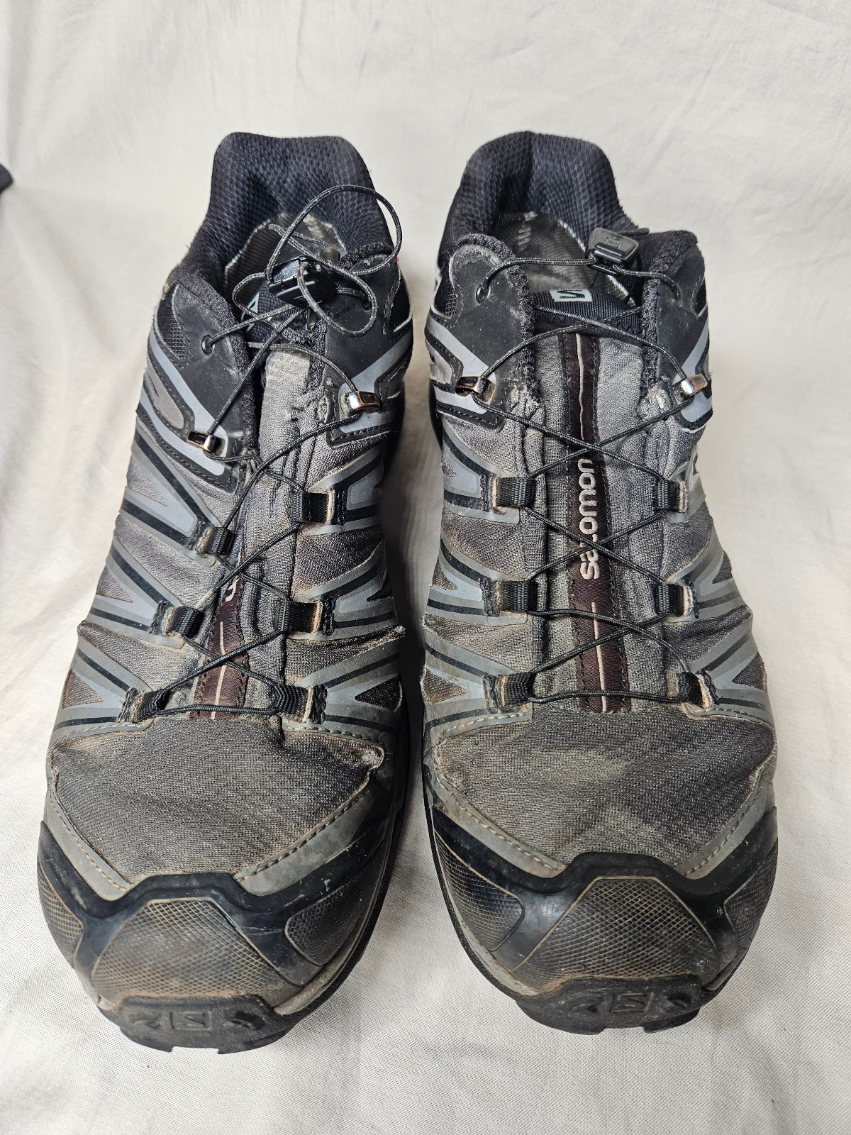 Salomon X Ultra 3 GTX Hiking Shoes Mens 11.5 Gray Sneakers Gore Tex Waterproof image 5