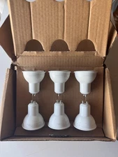 Amazon Basics MR16 LED Bulbs - 6-Pack | 7W = 50W | GU10 Base | 3000K Warm White