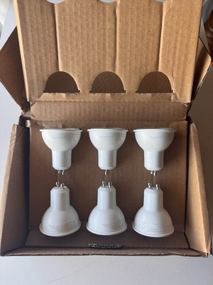 Amazon Basics MR16 LED Bulbs - 6-Pack | 7W = 50W | GU10 Base | 3000K Warm White