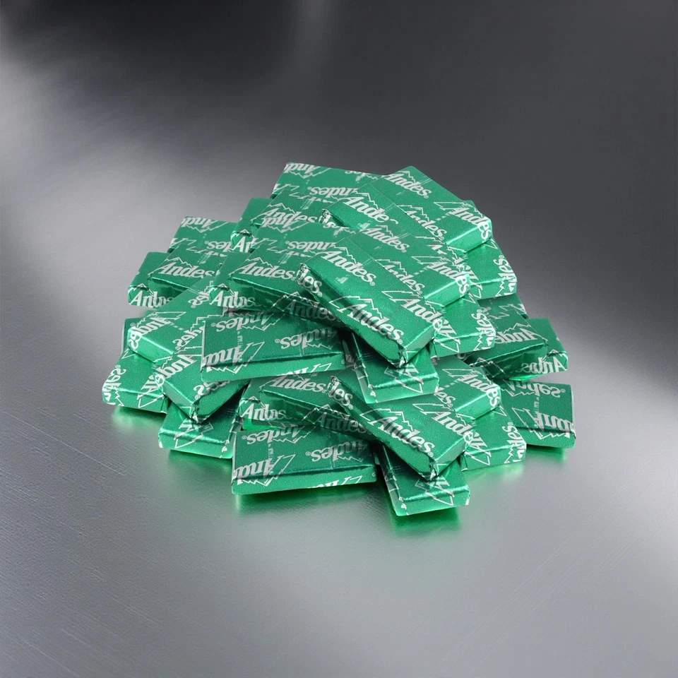 Andes Creme de Menthe Smooth Mint Chocolates, Wrapped Bulk 2 lb. - Image 3 of 4