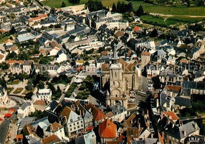 La Souterraine Vue aerienne Eglise La Porte Saint Jean Le Couvent La Poste