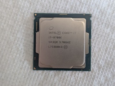 Intel Core i7-8700K Processor 3.7GHz, 6 Cores, LGA 1151 SR3QR W/ ORIGINAL BOX