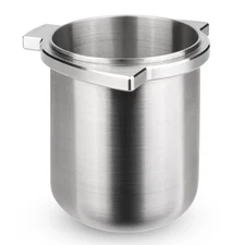 53.3mm Dosing Cup - Fits Breville 54mm Portafilters (Stainless Steel-Silver)