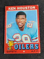 Nice 1971 Topps #113 Ken Houston Houston Oilers Rookie Football Card-VG+. rookie card picture