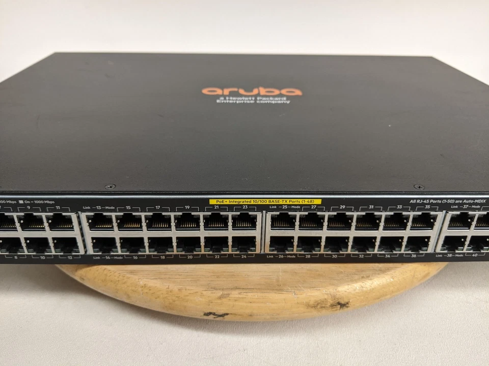 Aruba 2530-48G PoE+ Switch J9778A 48-Port Gigabit HPE Managed 4x SFP L2 Console - Image 3 of 4