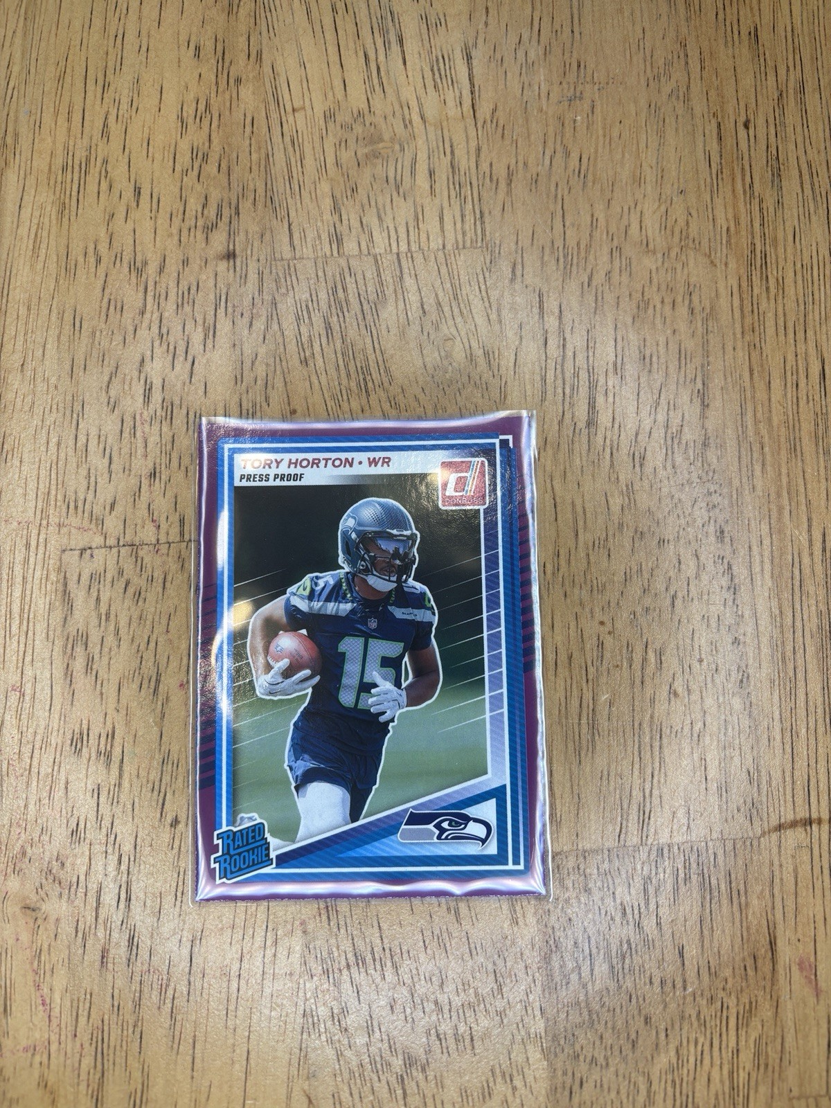 2025 Panini Donruss - Rated Rookie Tory Horton #388 Purple Press Proof (RC)