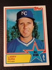 1983 Topps Baseball - #395 All-Star Larry Gura - Kansas City Royals EX Condition