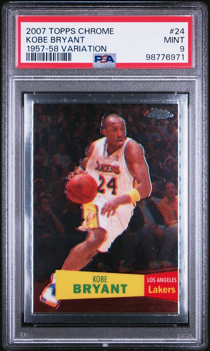 2007 TOPPS CHROME 1957-58 VAR #24 KOBE BRYANT PSA 9 | eBay