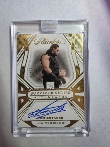 2024 Panini Flawless WWE Flawless Survivor Series Autographs Undertaker 10/10