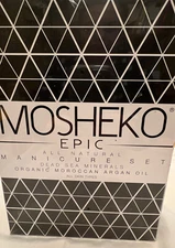 Mosheko Epic All Natural Manicure Set for All Skin Types BRAND NEW UNOPENED