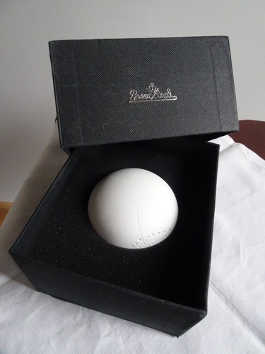 ROSENTHAL UNGLAZED PORCELAIN FLORAL LIGHT DOME-USE WITH LED LIGHT BASE