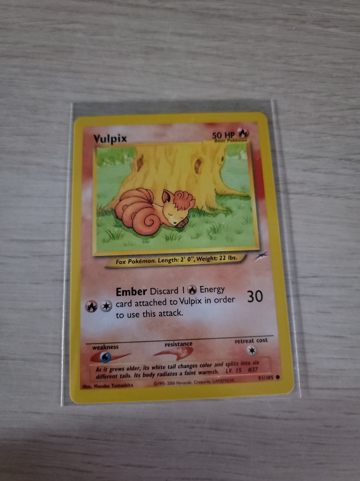 Pokémon Neo Destiny Set Vulpix 91/105 NM-MT Vintage Gamefreak 2000 OC1197