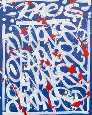 JonOne "Kid's World" Signed & Numbered Limited Edition Screen Print