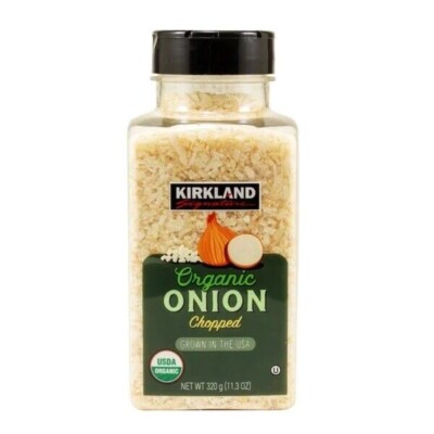 Kirkland Organic Dried Chopped Onion 11.3 oz Seasoning Mixes Spices Cooking Food