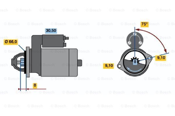 Balai d'essuie-glace Bosch avant Seat Altea 1.9 TDI et Altea XL 2.0