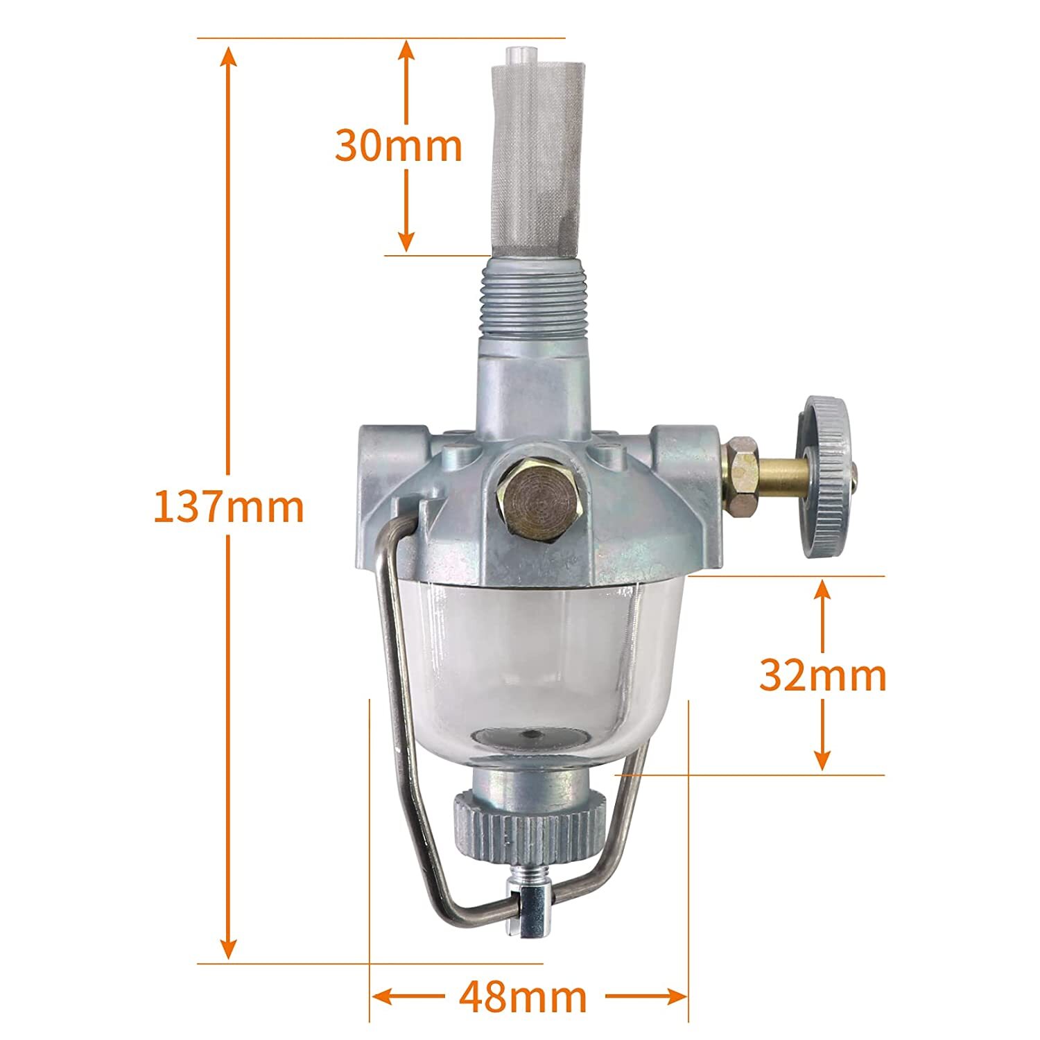 Fuel Sediment Bowl Assembly 2NAA9155B for Ford 8N 9N 2N NAA Jubilee