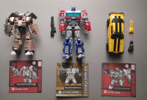 Transformers Rise Of The Beasts Optimus Wheeljack Bumblebee Figure Lot - Afbeelding 1 van 4