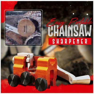 Easy & Portable Chainsaw Sharpener Hand-cranked Household Chain Clip Sharpene r