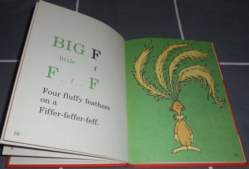 DR. SEUSS BOOK A B C (1964) 16CM X 22CM HARDCOVER - Picture 2 of 3